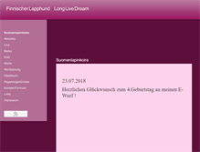 Tablet Screenshot of long-live-dream.de